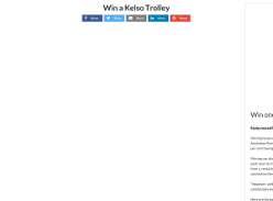 Win a Kelso Trolley