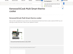 Win a Kenwood kCook Multi Smart thermo cooker