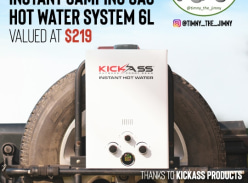 Win a Kickass 6L Hot Water System