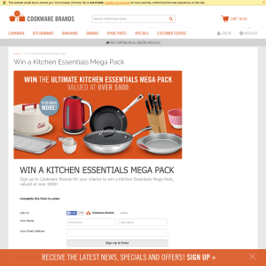 Win a kitchen essentials mega pack!