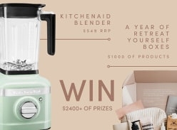 Win a Kitchenaid Blender and Retreat Yourself Bundle