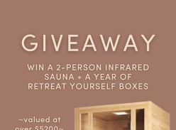 Win a Kiva Wellness Infrared Sauna Plus a Year of Boxes