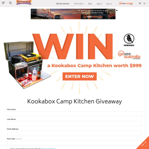 Win a Kookabox portable camp kitchen worth $999