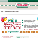 Win a 'Krispy Kreme' office party!