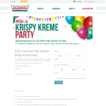 Win a Krispy Kreme party!