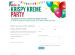 Win a Krispy Kreme party!