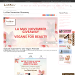 Win a La Mav vegan skin care pack! - La Mav