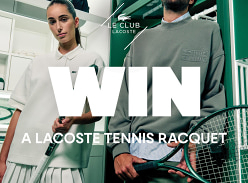 Win a Lacoste Tennis Racquet