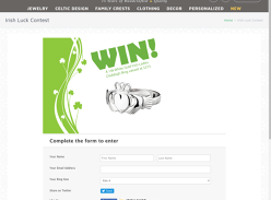 Win a Ladies 14k White Gold Maids Claddagh Ring