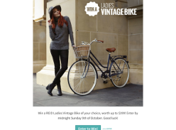 Win a ladies vintage bike!