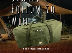 Win a Large Canvas Duffle Bag