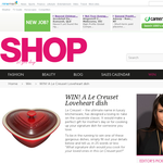 Win a Le Creuset Loveheart dish! - Shop Til You Drop!