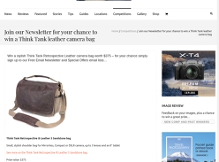 Win a Leather Camera Bag