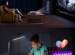 Win a LED Desk Lamp & Projector Prize Pack