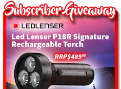 Win a LED Lenser P18R Signature Rechargeable Torch