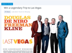 Win a legendary trip to Las Vegas!
