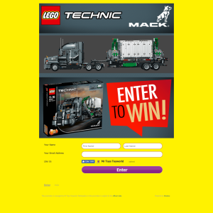 Win a Lego Technic Mack Anthem