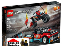 Win a LEGO Technic Stunt Show Truck and Bike Set