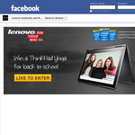 Win a Lenovo ThinkPad Yoga!