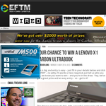 Win a Lenovo X1 Carbon Ultrabook