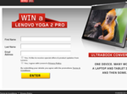 Win a Lenovo Yoga 2 Pro