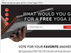 Win a Lenovo Yoga 3 Pro!