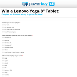 Win a Lenovo Yoga 8