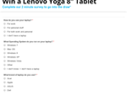 Win a Lenovo Yoga 8