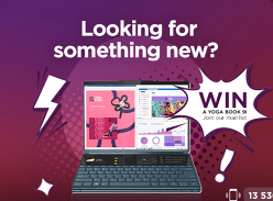 Win a Lenovo Yoga Book 9i Laptop