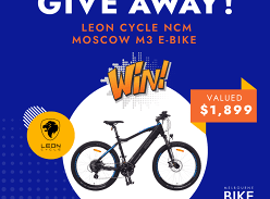 Win a Leon Cycle NCM Moscow M3 Mountain E-Bike