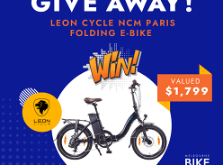 Win a Leon Cycle NCM Paris Folding E-Bike