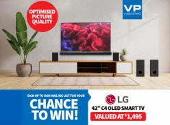 Win a LG 42' C4 OLED Smart TV