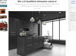 Win a LG QuadWash dishwasher