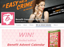 Win a limited edition 'Benefit' Advent Calendar!