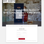 Win a Limited Edition bottle of Wild Turkey Master's Keep worth $200!