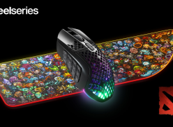 Win a Limited Edition DOTA 2 SteelSeries QcK Prism XL Mousepad and a Aerox 9 Wireless Mouse