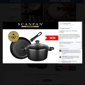 Win a limited edition Scanpan 60th Anniversary 2 piece Cookware Set!