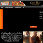 Win a limited edition Star Trek: Into The Darkness LED Pool Table or 1 of 5 Huawei Ascend Mate smartphone!