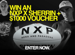 Win a Limited Edition White NXP x Sherrin Football and a $1,000 NXP Online Voucher