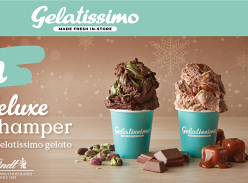 Win a Lindt Chocolate Hamper & 5 Tubs of Gelatissimo Gelato