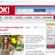 Win a Lipton Ice Green Tea prize pack!