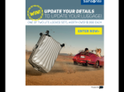 Win a lite-locked luggage set
