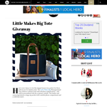 Win a Little Makes Big Monogrammed Tote
