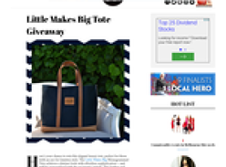 Win a Little Makes Big Monogrammed Tote