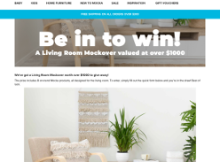 Win a Living Room Mockover