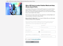 Win a London Fashion Week Experience for 4