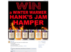 Win a lovely 'Hank's Jam' winter hamper!