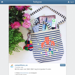 Win a LOVESTAR 'Cray Cray' Cartable Nautical Stripe bag! - LOVESTAR