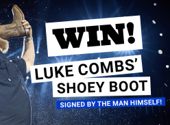 Win a Luke Combs Signed Shoey Boot