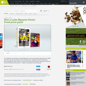 Win a Luke Nguyen 'Street Food' prize pack!